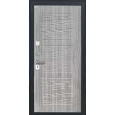 Входные двери,Дверь Титан Мск - Lux-3 B, Cеребрянный антик/ ПВХ 10 мм. панель 259 дуб с пилением