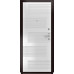 Дверь Титан Мск - Lux-3 B, Cеребрянный антик/ ПВХ 16 мм. панель 185 ясень белый