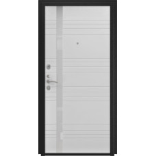 Входные двери,Дверь Титан Мск - Lux-3 B, Cеребрянный антик/ Эмаль 16 мм. панель А-1, белый