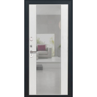 Дверь Титан Мск - Lux-3 A, Медный антик/ ПВХ 16 мм. панель Алиса ясень белый