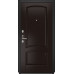 Дверь Титан Мск - Lux-3 B, Cеребрянный антик/ Панель шпонированная Лаура венге