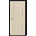 Дверь Титан Мск - Lux-3 B, Cеребрянный антик/ Шпонированная Лаура-2 дуб слоновая кость