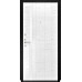 Дверь Титан Мск - Lux-3 B, Cеребрянный антик/ Панель шпонированная Арт-1 ясень белая эмаль
