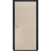 Дверь Титан Мск - Lux-3 B, Cеребрянный антик/ Шпонированная гладкая беленый дуб
