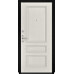 Дверь Титан Мск - Lux-3 B, Cеребрянный антик/ Панель шпонированная Гера-2, дуб RAL9010