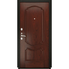 Каталог,Дверь Титан Мск - Lux-3 B, Cеребрянный антик/ Панель шпонированная Венеция, красное дерево