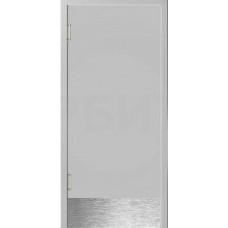 Каталог,Влагостойкая композитная пластиковая маятниковая дверь, гладкая, серая RAL 7040