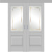 Дверь купе двустворчатая, Profil Doors 2 U манхэттен, остекленная