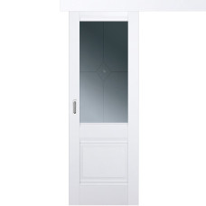 Каталог,Дверь купе одностворчатая, Profil Doors 2 U аляска, остекленная
