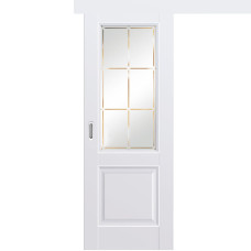 Каталог,Дверь купе одностворчатая, Profil Doors 90 U аляска, остекленная