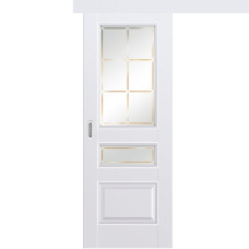 Каталог,Дверь купе одностворчатая, Profil Doors 94 U аляска, остекленная