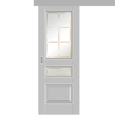Каталог,Дверь купе одностворчатая, Profil Doors 94 U манхэттен, остекленная