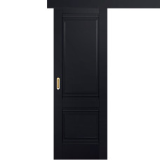 Каталог,Дверь купе одностворчатая, Profil Doors 1U чёрный матовый, глухая