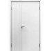 Дверь PSD пластиковая влагостойкая, полуторная, композитный ПВХ, цвет белый
