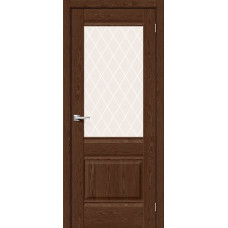 По стилю дверей,Дверь межкомнатная, эко шпон Прима-3 White Сrystal, Brown Dreamline