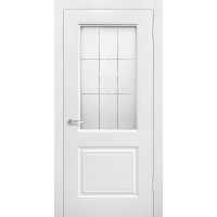 Дверь межкомнатная классическая, Роял 2, ДО, эмаль белая