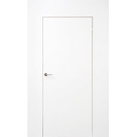 Дверь невидимка Краснодеревщик ЭМ 00 кромка алюминиевая, скрытый короб, цвет белый