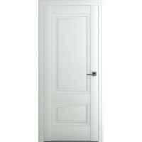 Межкомнатная дверь Турин В3 ДГ, Экошпон, матовый белый