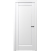 Межкомнатная дверь Classic S Неаполь ДГ, Экошпон, матовый белый
