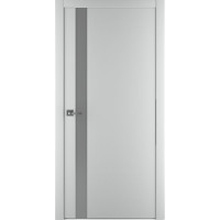Межкомнатная дверь А2 ABS кромка ДО Мателак серебристо-серый, эмаль, светло-серый