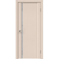 Межкомнатная шпонированная дверь Vitrum G-01 белый триплекс, беленый дуб
