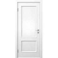 Межкомнатная шпонированная дверь Actus-02L ДГ, ясень белый