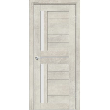 Каталог,Межкомнатная дверь VS-4 ДО белое матовое, пвх, бетон светлый