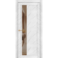 Новосибирские двери UniLine Loft ПДЗ 30004/1, мрамор монте белый