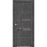 Новосибирские двери UniLine Loft ПДЗ 30037/1, мрамор торос графит