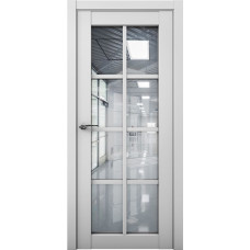 По материалу дверей,Новосибирские двери Parma 1222 ПДО стекло Рефлект, Манхэттен серый