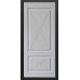 Дверь входная, Steel Russia «ДК1 Design», 3-К, черный кварц / 01 у 617 Софт белый снег