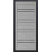 Дверь входная, Steel Russia «ДК1 Design», 3-К, черный кварц / ц 02 у 49 Бетон снежный