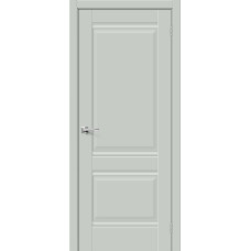 По материалу дверей,Дверь межкомнатная Прима-2 ПГ Эмалит, цвет Grey Matt