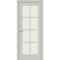 Дверь межкомнатная Прима-11.1 ПО Magic Fog, Эмалит, цвет Grey Matt