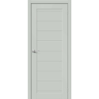 Дверь межкомнатная ДП ЭМА-21 ПГ Эмалит, цвет Grey Matt