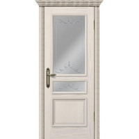 Ульяновская дверь, Оливия классика, ваниль, стекло АП 47