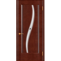 Ульяновская дверь, Силуэт, миланский орех, стекло АП 32