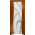 Деко Вэла белый триплекс с рисунком, темный анегри