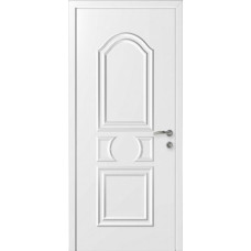 По производителю,Влагостойкая композитная пластиковая дверь Нарцисс, белая