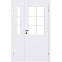 Дверной блок с четвертью модель 56, ГОСТ 6629-88 двупольная, белый