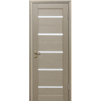 Рото дверь R 7 капучино мелинга, белый триплекс
