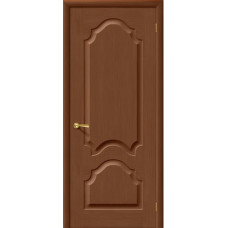 По материалу дверей,Дверь Шпонированная Афина ПГ орех
