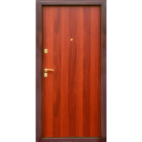 Титан Металлическая дверь Стандарт, металл / панель, медный антик / итальянский орех