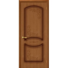 По материалу дверей,Дверь Шпонированная Азалия ПГ орех