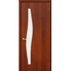 По материалу дверей,Дверь Ламинированная модель 6 С сатинат, итальянский орех