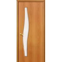 Дверь Ламинированная модель 6 С сатинат, миланский орех