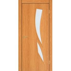 По цвету дверей,Дверь Ламинированная модель 8 С сатинат, миланский орех