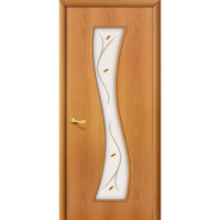 Дверь Ламинированная модель 11 Ф, фьюзиннг, миланский орех