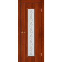 Дверь Ламинированная модель 24 Х рисунок, итальянский орех