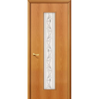 Дверь Ламинированная модель 24 Х рисунок, миланский орех
